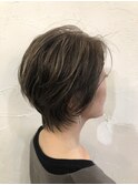 【amule hair】タイトショートボブ×ハイライトMIX