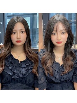 アフロート ギンザ(AFLOAT GINZA) AFLOAT GINZA【仲道 弘泰】前髪作った【before→after】