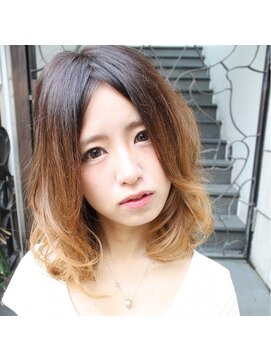 トゥーリ 長崎住吉店(tuuli) 大人可愛いミニウルフ　グラデーションカラー☆