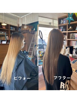 スミカ(sumica) #ミルクティーベージュ #ロングヘア #サラサラヘア