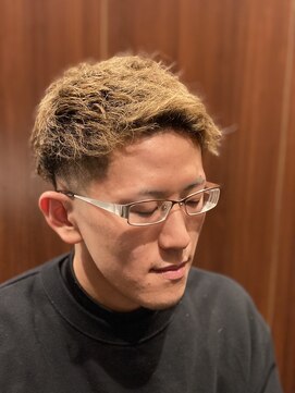 ヒロギンザ 田町店(HIRO GINZA) ローフェードジェットモヒカン