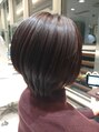 エムコーゾーヘアー(M KOZO hair)&nbsp;前下がりボブ。後頭部のシルエットも綺麗に見せます！