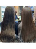 地毛風ストレート/縮毛矯正