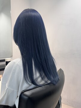 アソビ 表参道(ASOBI) 韓国風　ネイビーカラー　ブルーグレージュ　ブルーシルバー