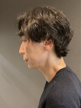 リリー(Lily) ニュアンスパーマ風ミディアム】品川/パーマ/フェード