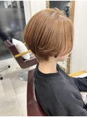 ◆大人ショート/柔らかbeige◆