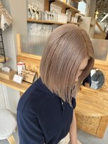 スクリバイタヒエ(SUKURI by tahie)&nbsp;#ミルクティーベージュ　#ボブ