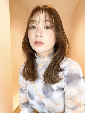 トゥルーズ 梅田店(TLUUS) 【TLUUS黒髪ココアベージュオリーブグレー小顔クラゲヘアー】