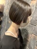 ヘアー クリエイト カルバリ(HAIR CREATE Calbari) 姫カットミニボブ×チェリーバイオレット