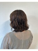 大人可愛いウェーブパーマ