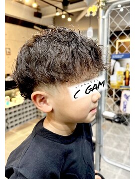 アルファベットシーガム(C gam) お洒落は産まれた時から キッズカット