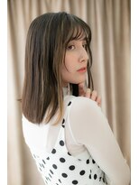 カバーヘア ブリス 志木南口駅前店(COVER HAIR bliss) 透明感インナーカラー小顔エアストレートTb6志木20代30代40代