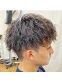 横浜メンズツイストスパイラルパーマツイストパーママッシュヘア