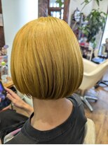 アン(Hair make un)&nbsp;イエローボブ