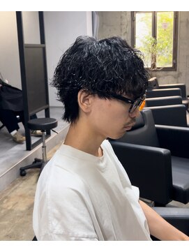 アソビ 大人のミニウルフパーマ