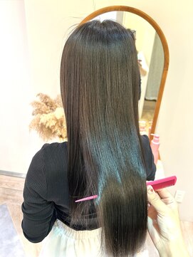 アンド ラ ブランシュ(&.La Blanche) アンブレラカラー/イメチェンヘアスタイル/こなれミディ