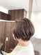 ミミックヘアー(MiMic hair)の写真/【お悩み解決】骨格、髪質に合わせてショート、ボブを中心に再現性の高いヘアをつくります【桐生市】