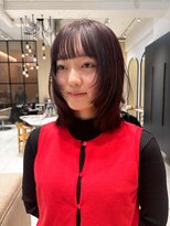 マーシィ(MARCIE)&nbsp;【natsumi】レイヤーボブ×ラベンダーブラウン