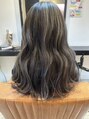 ピエスヘア(PIE'CE HAIR) ハイライトと間塗りでコントラストしっかりのデザインカラー☆