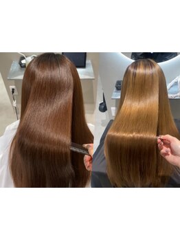 乾燥を軽減し髪の芯から潤いを与え、理想を上回る髪質に＊髪のツヤや指通りUPで褒められ美髪へ♪