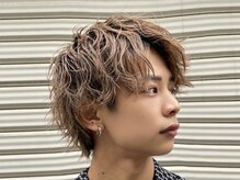 《*波巻きスパイラルパーマ×マッシュウルフ*》刈り上げマッシュに飽きた方にもオススメです＊[西梅田]