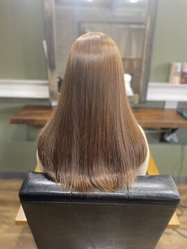 エムエーヘアースタジオ(M/A hair studio.) ベージュブラウン◎艶髪