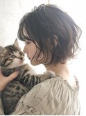★暗めカラーグランマッシュフェイスフレーミングデザインカラー
