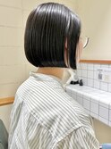 ワンレンボブ/ミニボブ/切りっぱなし/ボブ/10代/20代/30代/40代