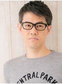40代50代斜めバングいかつめ刈り上げショートY草加