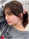 レイヤーロング/ヘルシースタイル/韓国ヘア/ベビーピンク/調布