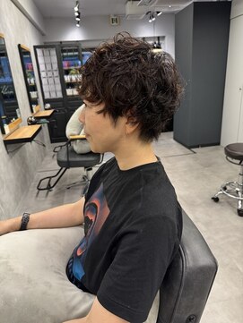 クラン 岡本(Chlan) ゆるふわショート×デジタルパーマ