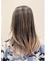 リオリス ヘア サロン(Rioris hair salon)&nbsp;【バレイヤージュ】コントラスト ベージュ
