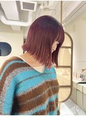 ブリーチなしダブルカラー/色味しっかりチェリーピンク/