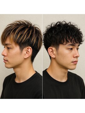 ヘアースペース 練馬店(hair space COCO) ハイライトやツイストでかっこよく