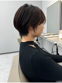 大人ショートボブ丸みショートカットマッシュショート/北千住