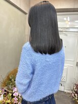 ファビ 渋谷(Fab) くびれヘア/暗めカラー/アプリコットオレンジ/縮毛矯正