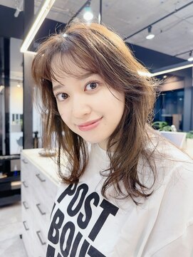 ファンナギンザ(FaNNa ginza) レイヤー/ミディアム/ウルフ/くびれ/前髪/小顔/髪質改善