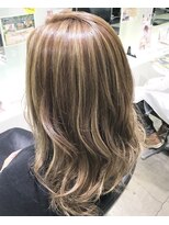 オプティマヘアー(Optima Hair) ハイライト×プラチナベージュ