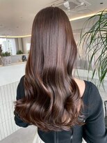 ビビバイベル(BiVi by BHEL)&nbsp;桑名ロングレイヤーカットハッシュカット透明感カラー重めロング