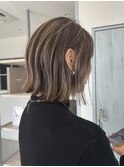 黒髪/クラゲヘアー/オリーブグレー/小顔/ココアベージュ/一宮