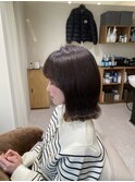 透明感たっぷりのパッっとボブ