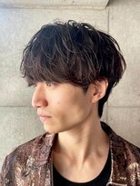 ブルニール 中崎町(BLEUNIR) シャドウパーマ 韓国メンズ シースルーマッシュ