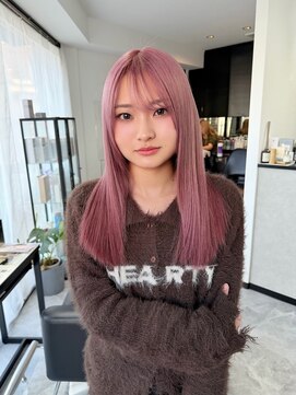 ジン(JIN) ☆ピンクラベンダー☆シースルー☆ダブルカラー☆久留米☆