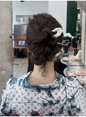 表参道／浴衣ヘアアレンジ