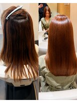 ビーアップヘアー(be:up hair) 地毛風縮毛矯正で自然な艶髪へ
