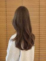 オーガニックエコ 川越(organic+eco)&nbsp;20代30代秋ゆるふわロング/イルミナカラーヘーゼルベージュ