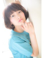 モッズ ヘア 福岡姪浜店(mod's hair) ラウンドバング♪でガーリーボブ