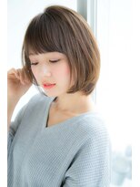 アンアミ オモテサンドウ(Un ami omotesando) 【Un ami】 大人かわいい 小顔ひし形ショートボブ 松井幸裕