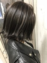 ルノン(LUNON)&nbsp;【LUNON】きりっぱなしボブ×ハイライトグレージュ