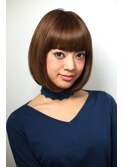 シルキーストレートボブ